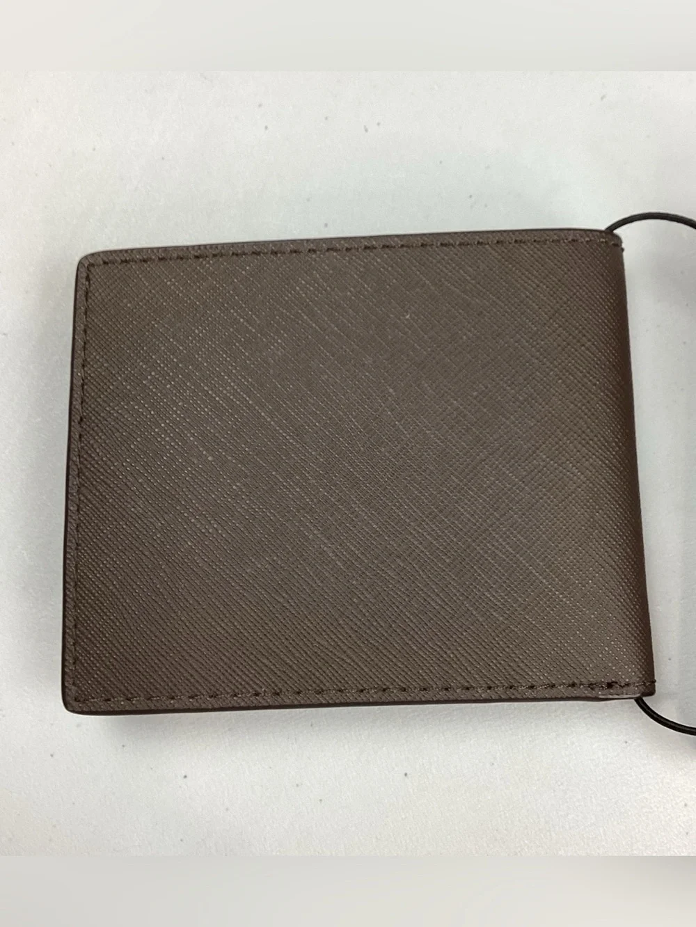 Michael Kors Andy Slim Billfold Wallet Brown Leather New in Box Retail $98